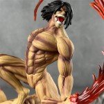 Eren Jaeger Anime Action Figure - Battle Scene