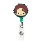 Kawaii Anime Badge Reel Set - 6 Pcs