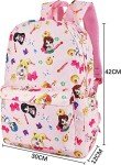 Roffatide Anime Backpack Tsukino Usagi Luna Artemis All Over Print Girls School Bag Chibi Moon Laptop Backpack