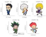 Anime Killua Zoldyck pin,Gon Freecss pin,for Pocket,Backpack, Lapel,Hat 5pcs