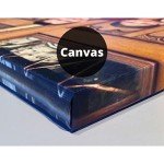 Set 5 Canvas Print Demon Slayer Characters Colorful Abstract Art for Living Room Bedroom Office Ready to Hang Fabric Home Artistic Anime Different sizes (with Frame) (39x22 inch)