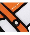 Xugq66 3D Style 2D Drawing Cartoon Bag Comic 3D Messenger Bag (Orange)