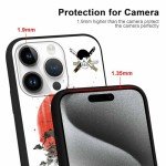 2 Pack Cool Phone Case for iPhone 16 Pro Max 6.9",Japanese Anime Cartoon Characters Print for Men Boys Women Girls,Manga Comics Pattern Design,Soft TPU Cases for iPhone 16 Pro Max Silicone Black Cover