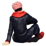 Puruuige 2PCS Anime Figures Itadori Yuji Noodle Stopper Figurine Sitting Pose Character Statue PVC Collection Model Desktop Decoration