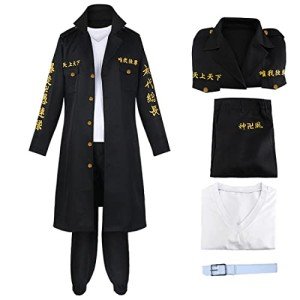 Manjiro Jacket Coat Cosplay Costume for Adults