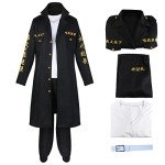 Manjiro Jacket Coat Cosplay Costume for Adults