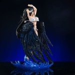QAHEART Albedo Figure Statue Model - 1/6 Scale Swimsuit Style Albedo Anime Action Figure Sculpture, Handmade Collectible Desktop Decoration Gifts for Boys Girls