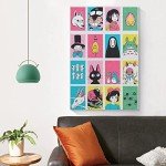 Vintage Movie Anime Posters Japanese Manga Canvas Wall Art Poster Decorative Bedroom Modern Home Print Picture Artworks Posters 12x18inch(30x45cm)