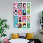 Vintage Movie Anime Posters Japanese Manga Canvas Wall Art Poster Decorative Bedroom Modern Home Print Picture Artworks Posters 12x18inch(30x45cm)