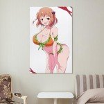 Japan Anime Poster The Devil Is A Part Timer Sexy Poster Canvas Wall Art Prints for Wall Decor Room Decor Bedroom Decor Gifts 12x18inch(30x45cm) Unframe-style