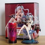 RZAHUAHU Azur Lane Prinz Eugen Figure 21CM PVC 1/7 Scale Anime Game Characters Models Gift (Prinz Eugen)