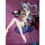 RZAHUAHU Azur Lane Prinz Eugen Figure 21CM PVC 1/7 Scale Anime Game Characters Models Gift (Prinz Eugen)