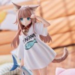 QAHEART Kinako Figures Kinako Original Painting Figure Cute Cat Girl Illustration Anime Action Figurine 21CM/8.3INCH
