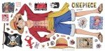 RoomMates RMK5439GM One Piece Luffy Wall Decal, Red