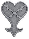 Kingdom Hearts Heartless Pewter Lapel Pin