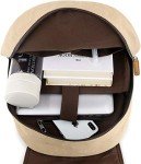 Roffatide Anime Luffy Straw Hat Pirates Backpack Canvas Schoolbag Laptop Backpack Printed Flap Rucksack Daypack Khaki