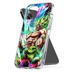 Phone Case Broly Accessories Cover Protect Shockproof Compatible with iPhone 15 14 13 Pro Max 12 11 X Xs Xr 8 7 6 6s Mini Plus Transparent