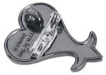 Kingdom Hearts Heartless Pewter Lapel Pin