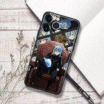 HEMINJYJEF Japanese Anime Anti-Drop Shell Cover Manga Pattern Non-Slip Cell Soft Silicone Phone Protective Cases (for iPhone 14,Rimuru Tempest)