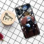 HEMINJYJEF Japanese Anime Anti-Drop Shell Cover Manga Pattern Non-Slip Cell Soft Silicone Phone Protective Cases (for iPhone 14,Rimuru Tempest)