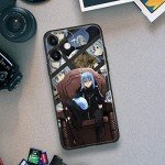 HEMINJYJEF Japanese Anime Anti-Drop Shell Cover Manga Pattern Non-Slip Cell Soft Silicone Phone Protective Cases (for iPhone 14,Rimuru Tempest)