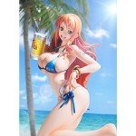 Megahouse Onepiece Portrait of Pirates: Bathing Beauties Nami Limited Edition Version PVC Figure, Multicolor