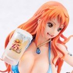 Megahouse Onepiece Portrait of Pirates: Bathing Beauties Nami Limited Edition Version PVC Figure, Multicolor
