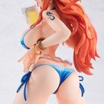 Megahouse Onepiece Portrait of Pirates: Bathing Beauties Nami Limited Edition Version PVC Figure, Multicolor