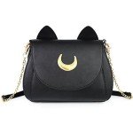 Gothic Luna Cat Cosplay Pu Leather Purse