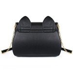 Gothic Luna Cat Cosplay Pu Leather Purse