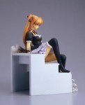 Kotobukiya - Neon Genesis Evangelion PVC Figurine Asuka Langley Goth Loli Ver, Black, White, Modern, Indoor, Anime, Collectible, 20cm
