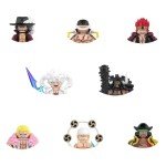 YJacuing 8PCS/Set 1.8" Anime Mini Action Figures Building Blocks, Miniature Figurines Toys Cake Toppers (OP IV)