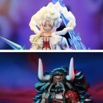 YJacuing 8PCS/Set 1.8" Anime Mini Action Figures Building Blocks, Miniature Figurines Toys Cake Toppers (OP IV)