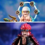 YJacuing 8PCS/Set 1.8" Anime Mini Action Figures Building Blocks, Miniature Figurines Toys Cake Toppers (OP IV)