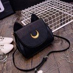 Gothic Luna Cat Cosplay Pu Leather Purse