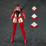 HiPlay D House Plastic Model Kits: Figure,Red, A.T.K Girl, Mecha Musume, Anime Style 1:12 Scale Collectible Action Figures STHS