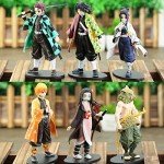 Moptrek Dеmon Slаyer Action Figures Set - 6.3 inches Anime Figure Toys - Dеmon Slаyer Figure - Collectible Figurine Gifts