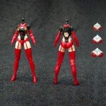 HiPlay D House Plastic Model Kits: Figure,Red, A.T.K Girl, Mecha Musume, Anime Style 1:12 Scale Collectible Action Figures STHS
