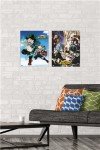 Shueisha My Hero Academia Poster Set - My Hero Academia Room Decor Bundle with 14 My Hero Academia Wall Art Posters 8" x 11" Plus Mobile Wallet