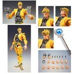 QAHEART 15cm Anime Figure Dio Brando Action Figure Statue Model with Accessories, Face Changeable, Joint Movable, Parts Removable, PVC Handmade Collection Xmas Gifts for Fans
