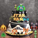 Ben Toys Action Figures Model - 11PCS Figurine Toys Anime Character Figurines with Cake Toppers, Science Themed Party Decor, Kids Birthday