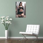 Generic Anime Poster Tifa Lockhart Sexy Art Wallpaper Canvas Wall Art (11 Count) 12x18inch(30x45cm) Living Room Bedroom Bathroom Kitchen Decor