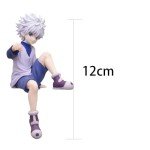YLEAFUN Killua Zaoldyeck Gon Freecss Figure Anime Statue PVC Model 12cm Action Figure Collectible Decoration Ornaments