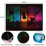 Timimo Anime Poster Tapestry - Decorations - Japanese Backgrounds - Anime Peripherals, Wall Art Decorative Scrolls, Metal Posters, Dorm Bedroom And Christmas Gifts 60x80in (Anime Tapestry 7)
