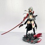 RZAHUAHU H-I Star Rail Acheron Figure Silver Hair Game Anime 1/6 PVC Figurines Action Play Model 11.8IN Slashed Dream Cries in Red