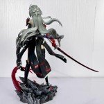 RZAHUAHU H-I Star Rail Acheron Figure Silver Hair Game Anime 1/6 PVC Figurines Action Play Model 11.8IN Slashed Dream Cries in Red