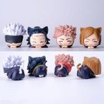 QAHEART Geto Suguru Figures 4PCS Set Itadori Yuji/Kugisaki Nobara Figure Statues Anime Action Figurine 4CM