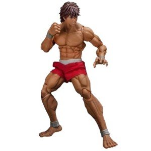 QAHEART Anime Hanma Figures, Hanma Figure Movable Joints with Interchangeable Accessories Real Cloth Anime Action Figurine