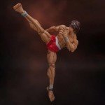 QAHEART Anime Hanma Figures, Hanma Figure Movable Joints with Interchangeable Accessories Real Cloth Anime Action Figurine