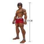 QAHEART Anime Hanma Figures, Hanma Figure Movable Joints with Interchangeable Accessories Real Cloth Anime Action Figurine